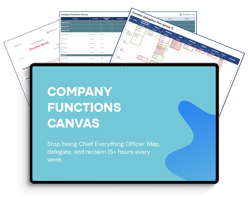 Company Functions Canvas