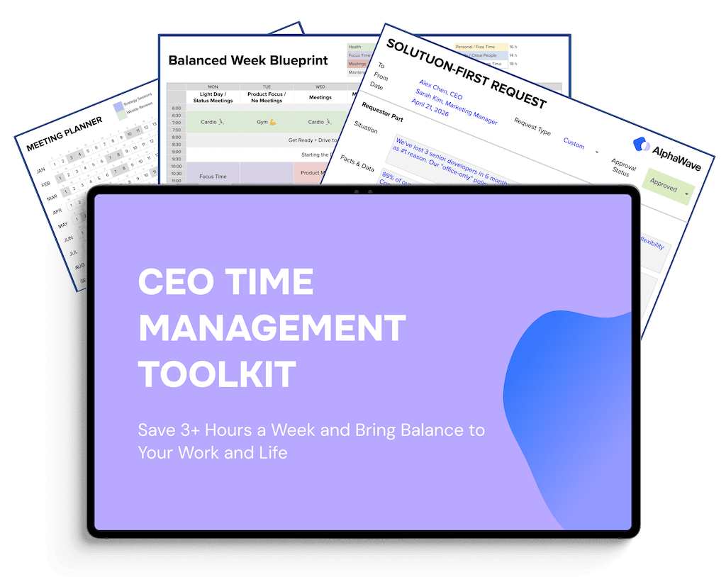 CEO Time Management Toolkit