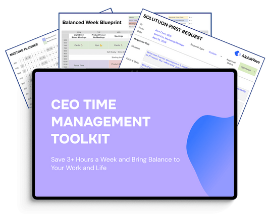 CEO Time Management Toolkit